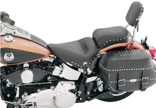 Mustang Studded Standard Rear Seat - Chrome Studs Motorcycle Street - 76175