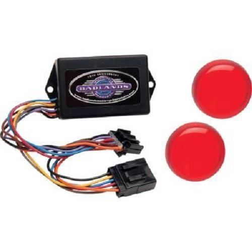 Badlands M/C Plug-In Illuminator With Red Lens Motorcycle Street - ILL-02-RL-B