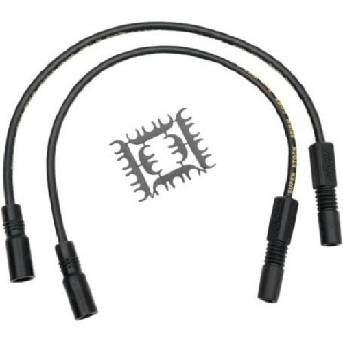 ACCEL 8mm Spark Plug Wire Set - Black Motorcycle Street - 171112-K
