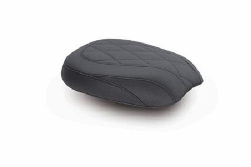 Mustang Wide Tripper Passenger Seat - Diamond Stitch - Black Motorcycle Street - 76763