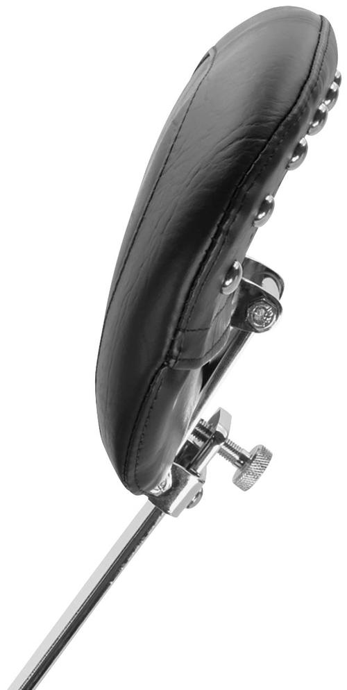 Mustang Summit FL Touring Driver Backrest - Black Pearl Center Studs Motorcycle Street - 79590