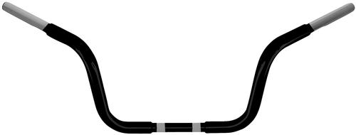 Wild 1 1 1/4in. Chubby Handlebar - 8.5in. Baby Ape - Black Motorcycle Street - WO513B