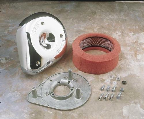 S&S Cycle Teardrop Air Cleaner Kit For S&S E And G Series Carburetors Motorcycle Street - 17-0399