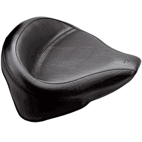 Mustang Wide Touring Solo Seat - No Studs Motorcycle Street - 76752