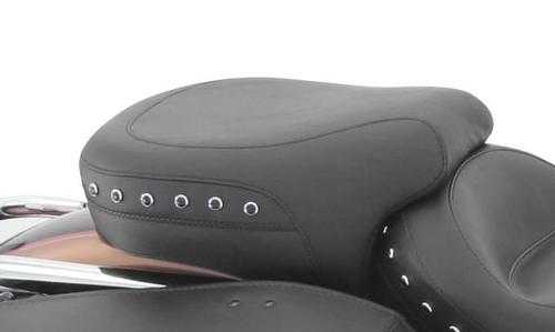 Mustang Studded Wide Rear Seat - Black Studs Motorcycle Street - 75579