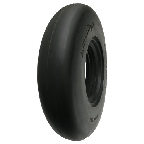 Amerityre Solid Smooth 480/400-8 HD 1000lb Wheelbarrow - Yard Cart Tire