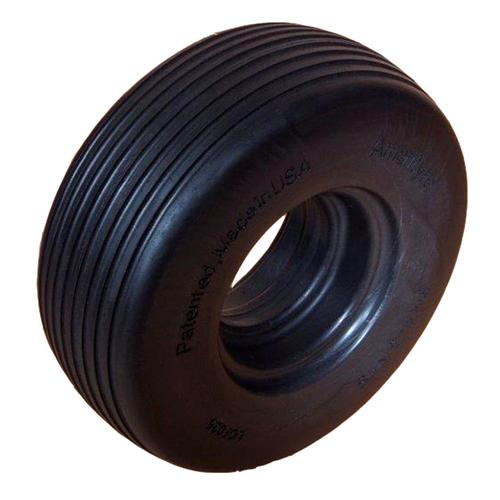 Amerityre Solid Rib 4.10-4 HD 2.5in. For Press on Style Rims HD 300lb Hand Truck Tire