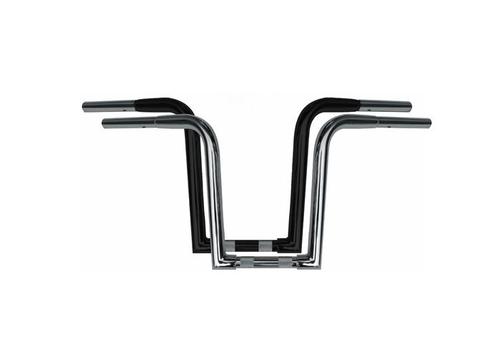 Wild 1 1 1/4in. Chubby Outlaw Z Handlebar - 10in. Ape - Chrome Motorcycle Street - WO610