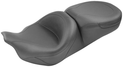Mustang 1-Piece Ultra Touring Seat - Smooth Style - No Studs Motorcycle Street - 76033