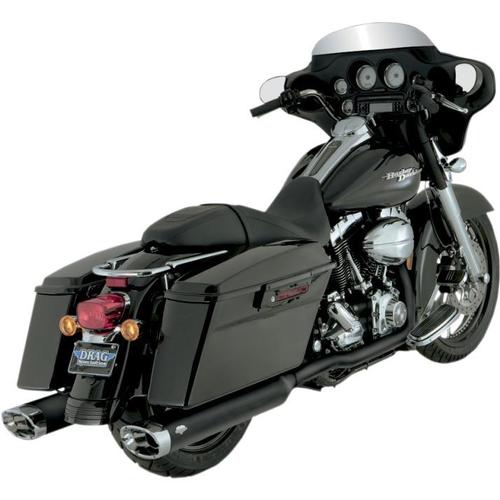 Vance & Hines Dresser Duals Head Pipes - Black Motorcycle Street - 46799