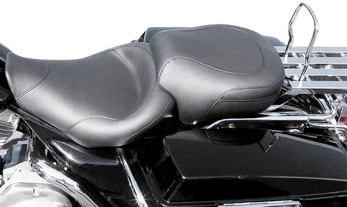Mustang Wide Touring Solo Seat - No Studs Motorcycle Street - 75459