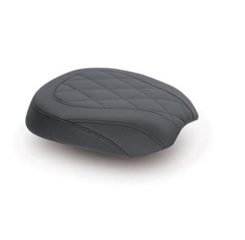 Mustang Wide Tripper Passenger Seat - Diamond Stitch - Black Motorcycle Street - 76803