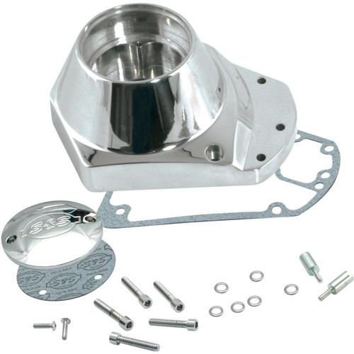 S&S Cycle Billet Cam Cover Kit - Chrome Finish Motorcycle Street - 106-4211