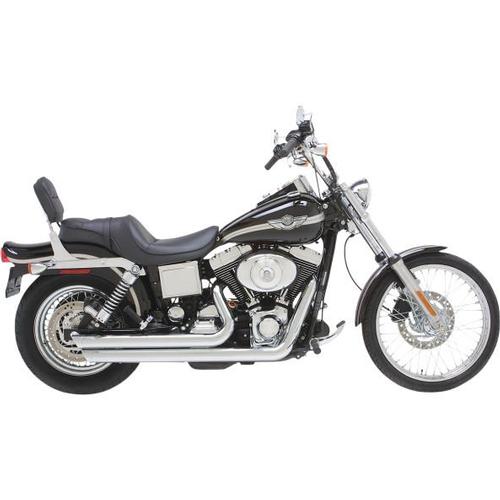 Vance & Hines Big Shots Staggered Exhaust System - Chrome Motorcycle Street - 17911