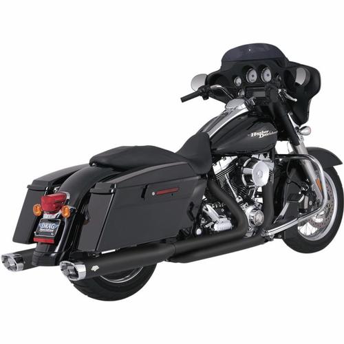 Vance & Hines Dresser Duals Head Pipes - Black Motorcycle Street - 46752