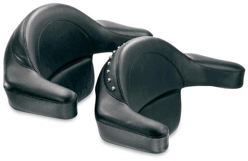 Mustang Extended Arm Wrap-around Backrest - Ultra Touring - Smooth - No Studs Motorcycle Street - 75324