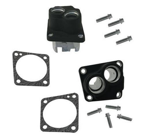 S&S Cycle Tappet Guides - Wrinkle Black Cast Motorcycle Street - 33-5324