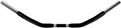 Wild 1 1 1/4in. Chubby Handlebar - Knuckle Bar - Black Motorcycle Street - WO503B