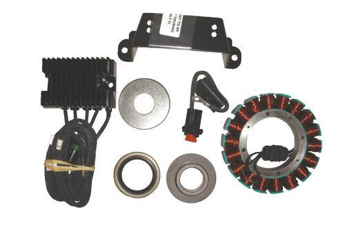 Compu-Fire 3 Phase Charging System With Non-Vented Rotor For 1981 To 1999 EVO Motorcycle Street - 55570