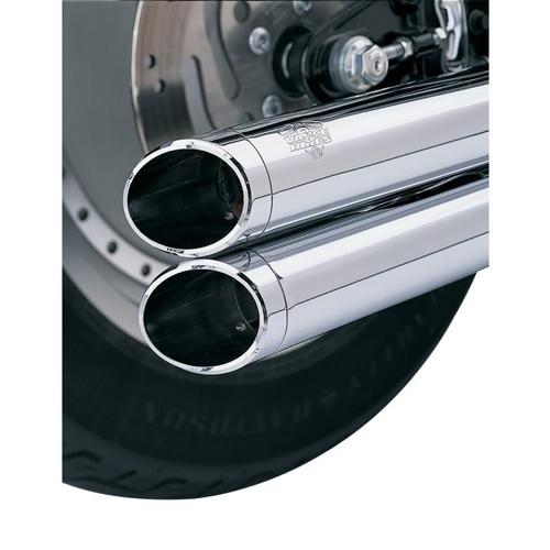 Vance & Hines Billet End Caps For Big Shots Exhaust - Slash - Chrome Motorcycle Street - 16917