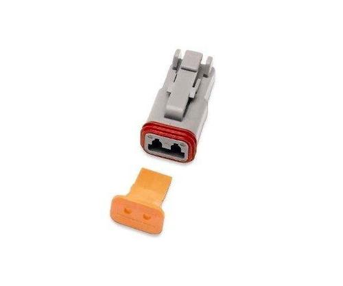 Namz Deutsch Plug - 2-socket - Gray Motorcycle Street - DP-2G