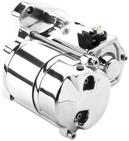 Spyke 1.4kw Starter Motor - Chrome Motorcycle Street - 401216
