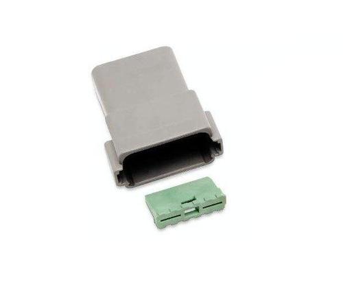 Namz Deutsch Receptacle - 12-Pin - Gray Motorcycle Street - DR-12G