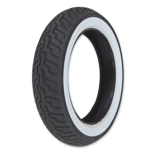 Dunlop D404 150/90-15 Rear Whitewall Motorcycle Street Tire