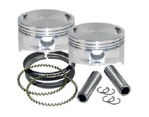 S&S Cycle Forged Piston Kit For 106CI. Stroker Kit - Std Bore 3 7/8in. - .020in. Ovesized Motorcycle Street - 92-1212