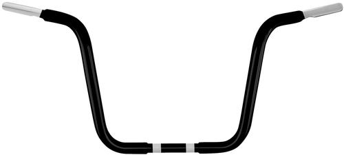 Wild 1 1 1/4in. Chubby Handlebar - 12.5in. Ape - Black Motorcycle Street - WO502B