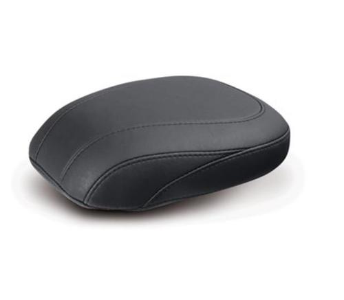 Mustang Wide Tripper Passenger Seat - Smooth - Black Motorcycle Street - 76761