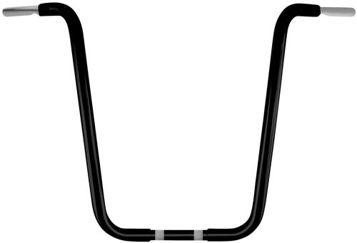 Wild 1 1 1/4in. Chubby Psycho Handlebar - 20in. Ape - Black Motorcycle Street - WO571B