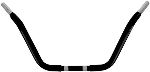Wild 1 1 1/4in. Chubby Handlebar - Road Glide Bar - Black Motorcycle Street - WO517B