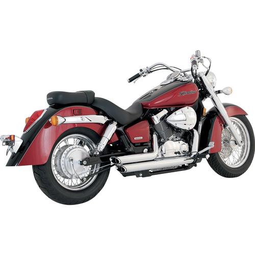 Vance & Hines Shortshots Staggered Exhaust System - Chrome Motorcycle Street - 18419