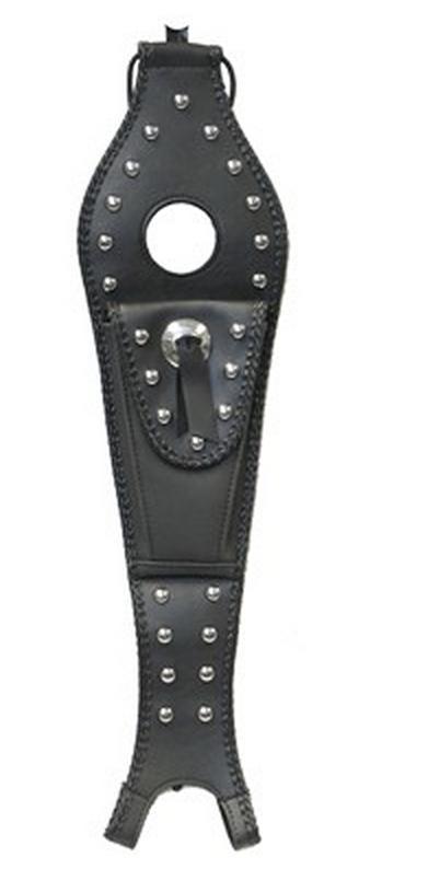 Mustang Tank Bib With Pouch - Studded Motorcycle Street - 93323