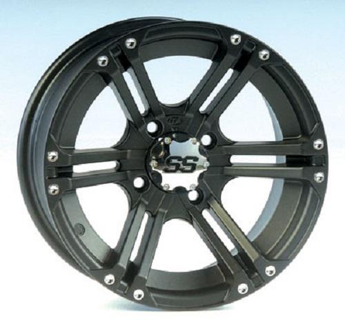 ITP Ss212 12X7 Matte Black 4+3 4/156 ATV - UTV Wheel