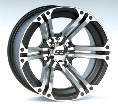 ITP Ss212 12X7 Machined And Black 5+2 4/110 ATV - UTV Wheel