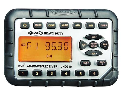JENSEN Mini AM/FM/WB Stereo With Audio Aux In ATV - UTV - JHD910
