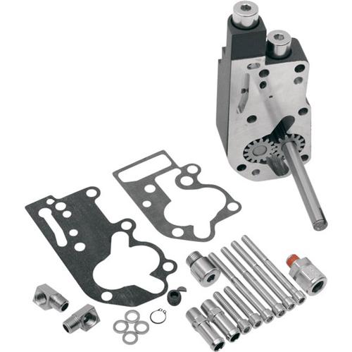 JIMS Flow Pro 1 Billet Oil Pump Body - OEM Black Wrinkle Motorcycle Street - 1711EB