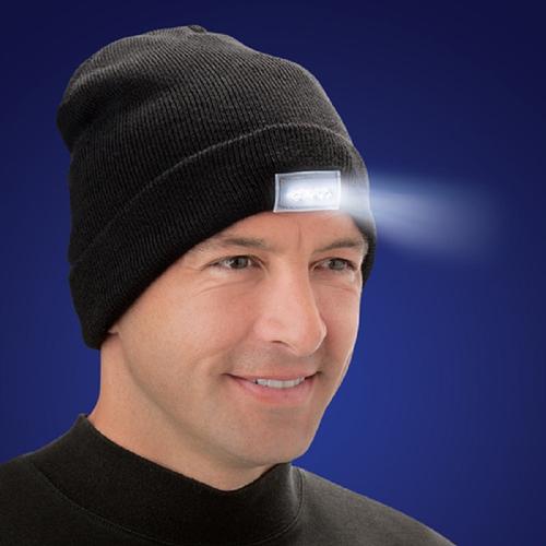 Transfitdirect Unisex One Size Fits All 5 LED Knitted Beanie Hat