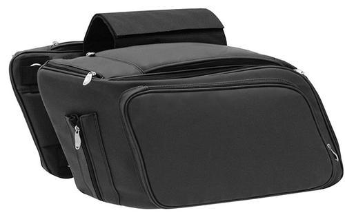 Mustang Plain Expandable Throw Over Saddlebags Motorcycle Street - 13318