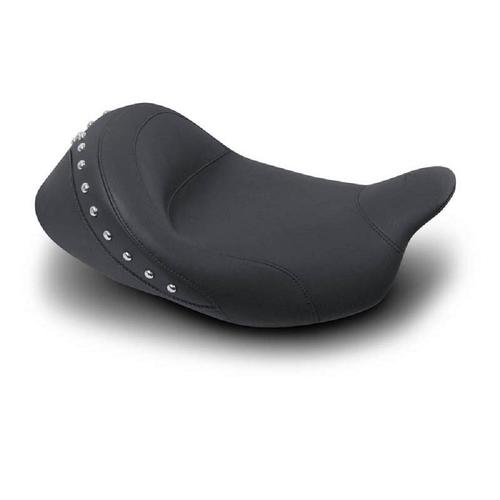 Mustang Studded Solo Seat - Chrome Studs Motorcycle Street - 76029