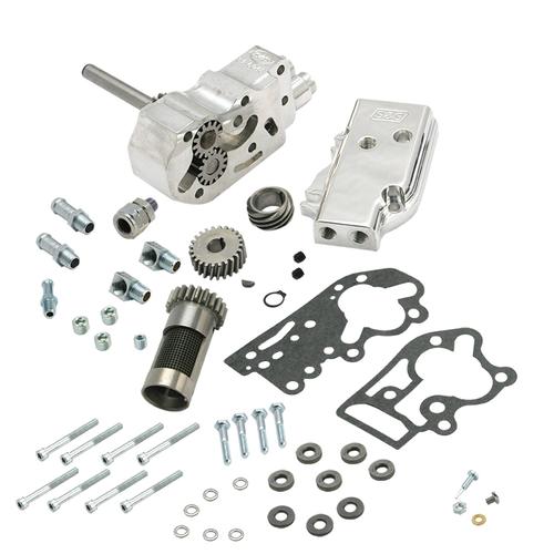S&S Cycle Polished Billet Oil Pump Kit For 1954 To 1969 Big Twin Motorcycle Street - 31-6293
