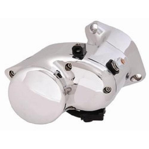 Spyke Stealth Starter, 1.4kw W/ Starter Button Chrome Motorcycle Street - 404259
