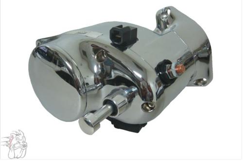 Spyke Chrome Starter For 94 To 2006 Big Twin W/ Push Button Starter Motorcycle Street - 484255