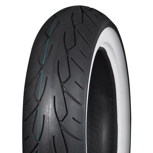 Vee Rubber VRM-302 Twin 200/50R18 Rear Whitewall Motorcycle Street Tire
