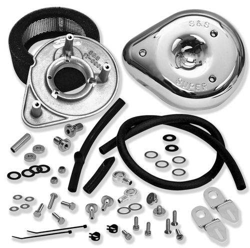 S&S Cycle Teardrop Air Cleaner Kit - Stock CV & EFI Motorcycle Street - 17-0448