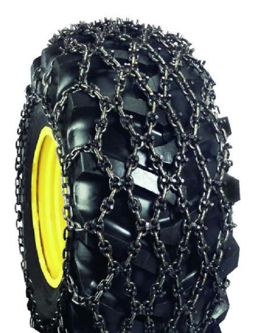5/8" Triple Diamond Euro Style 750/55-26.5 Forestry Tire Chains