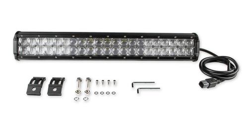 Bright Earth 20" LED Straight Double Row Chrome Reflector Light Bar With Adjustable Base Mount ATV - UTV - LB20ADJ-BEL