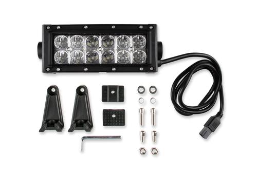 Bright Earth 7.5" LED Straight Double Row Light Bar With Chrome Reflector ATV - UTV - LB6-BEL